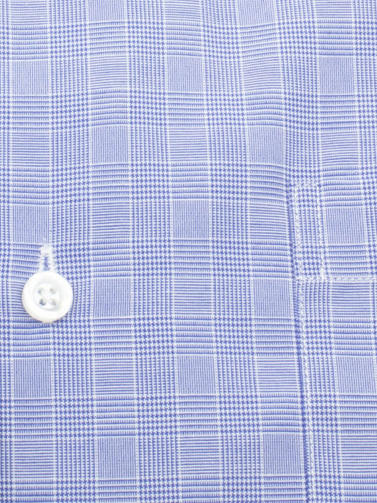 Long Sleeve Shirt Regular Fit Checked Blue