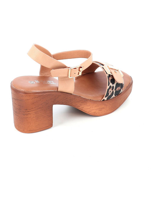 Damen Sandalen Beige