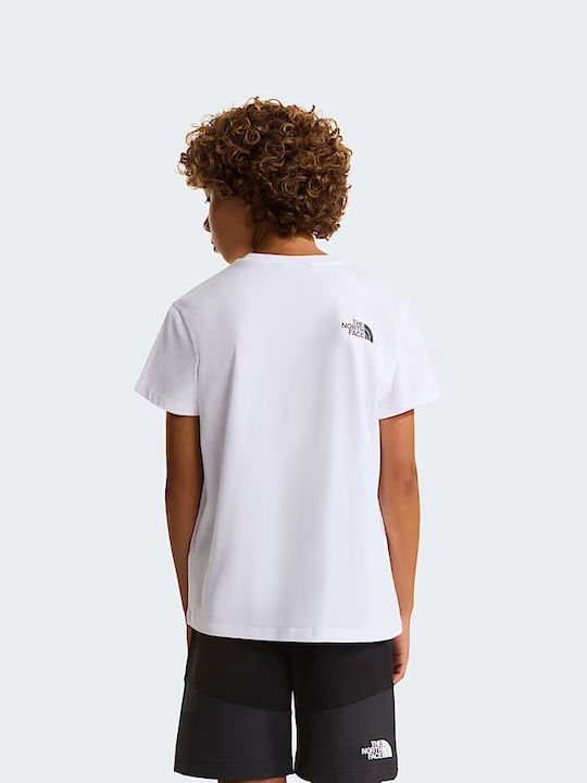 Παιδικό T-shirt Λευκό Mountain Night