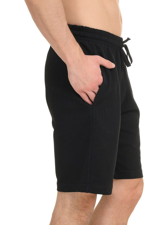 French Terry Men's Bermuda Black