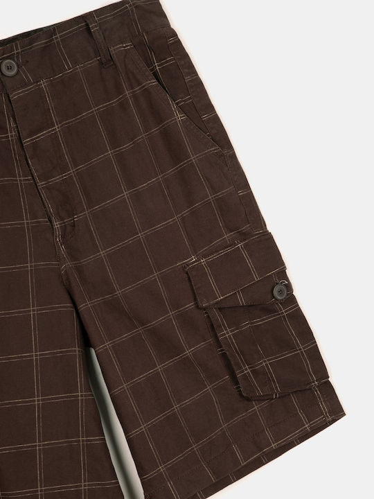Herren Shorts Braun