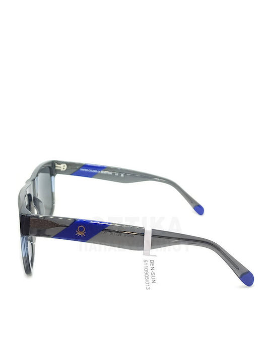 Benetton Men's Sunglasses With Gray Frame And Gray Lens BE5110 905