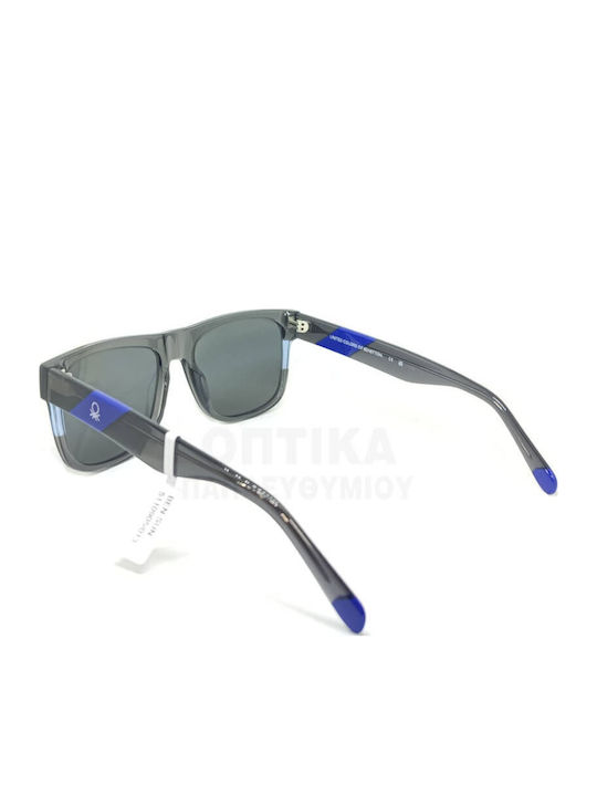 Benetton Men's Sunglasses With Gray Frame And Gray Lens BE5110 905