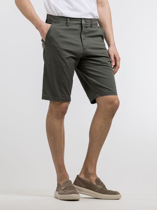 Pantaloni Scurți Bărbați Kaki