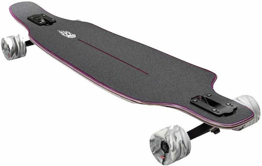 Globe Outlier Longboard Purple Flames 36&quot