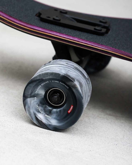Globe Outlier Longboard Purple Flames 36&quot
