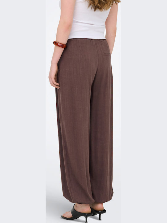 Only Siesta Pantaloni Dama Tesatura Baggy Maro