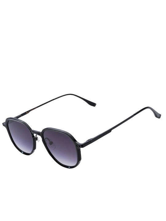 De Sunglasses Ochelari De Soare Negri Cu Ramă Din Plastic / Acetat De Sunglasses Ochelari De Soare Negri Cu Ramă Din Plastic / Acetat