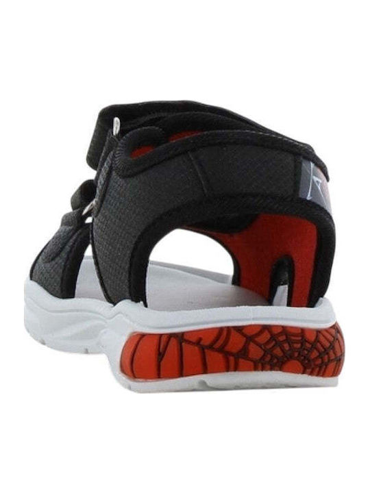 Sandale Copii Cu Închidere Hoop & Loop Și Luminite Negre
