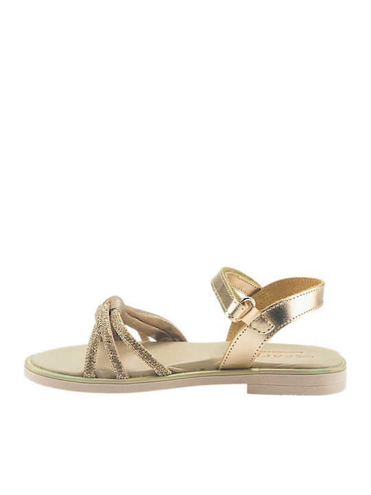 Kindersandalen Rosa Gold AΚ26-70