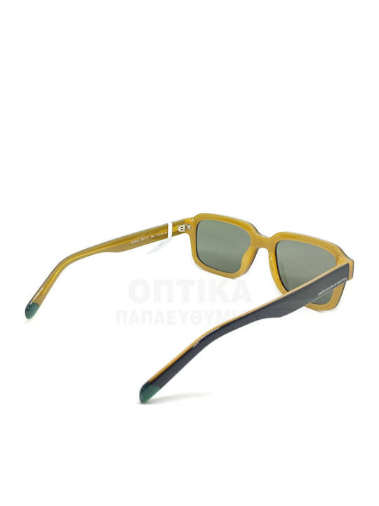 Benetton Unisex Sunglasses With Black Frame And Green Lens BE5107 096