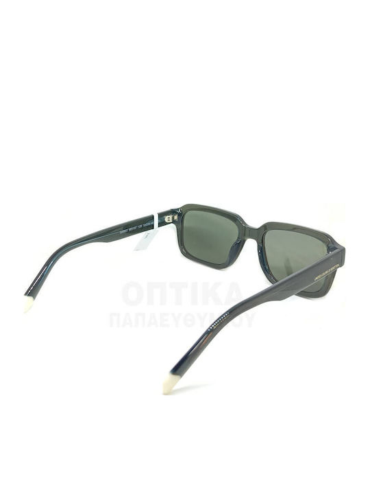 Benetton Unisex Sunglasses With Gray Frame And Green Lens BE5107 129