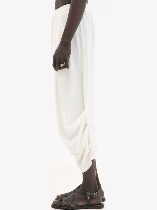 Trousers In Relaxed Fit Ecru