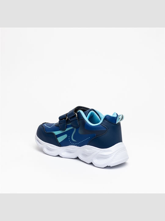 Παιδικά Sneakers με Σκρατς Navy Μπλε