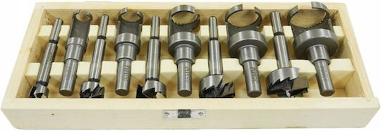 Set Face Cylindrical Cutters Dowel Cutters Kraft&dele Kd979 15-35 Mm 10 Pieces