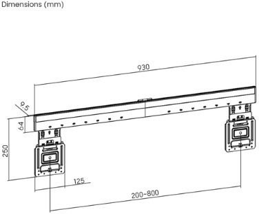Arielli Slim TV Wall Mount
