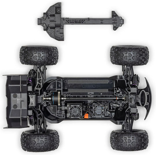 Arrma Mini Kraton 3s Camion Teleghidat Negru
