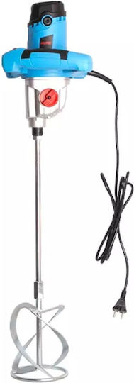 FixTec Electric Mortar and Paint Mixer 1600W with Mixing Attachment