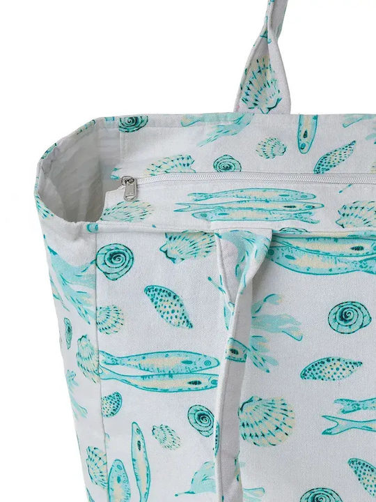 Ble Resort Collection Fabric White Beach Bag