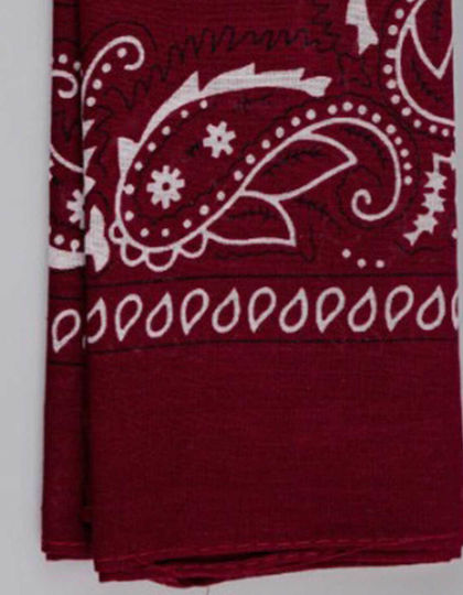 Unisex Bandana Rima Baumwoll 810-14 Burgundisch