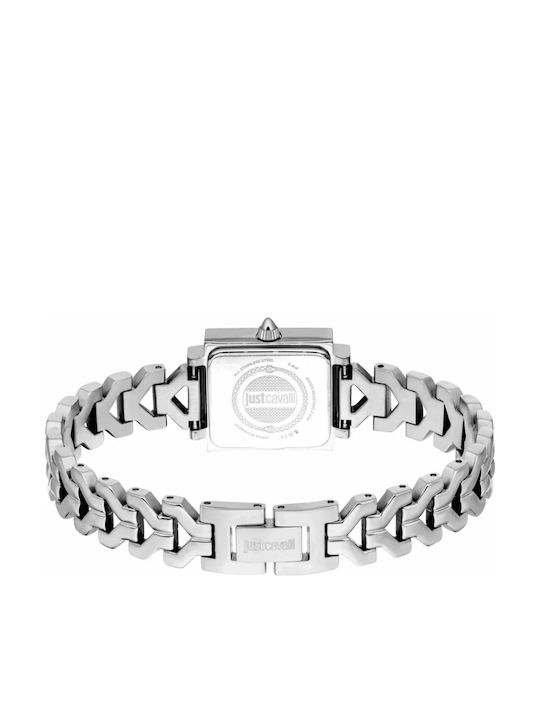Just Cavalli Womens Watch Battery with Silver Metal Bracelet  display picture 3