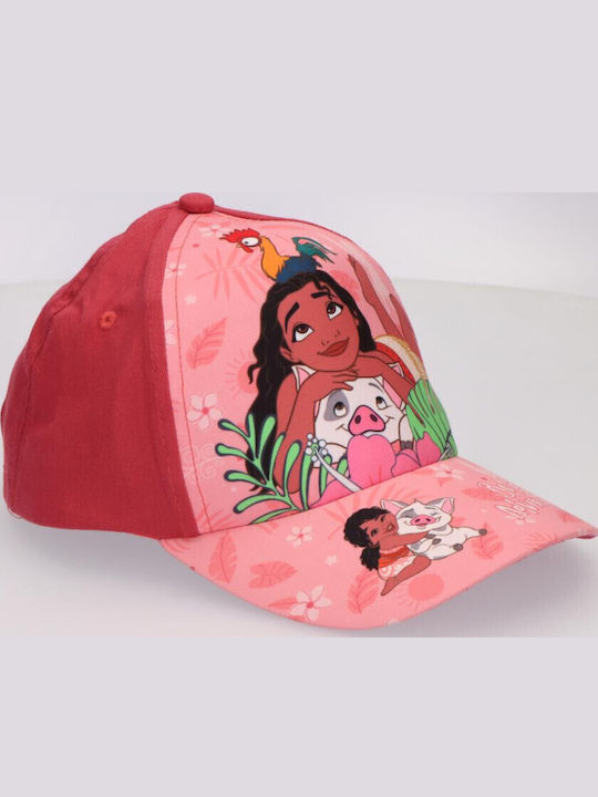 Disney Kids' Hat Jockey Sunscreen Vaiana Pink