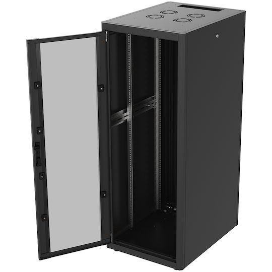 Edision Dulap Rack Cu Picioare 19U Negru 60-02-0258