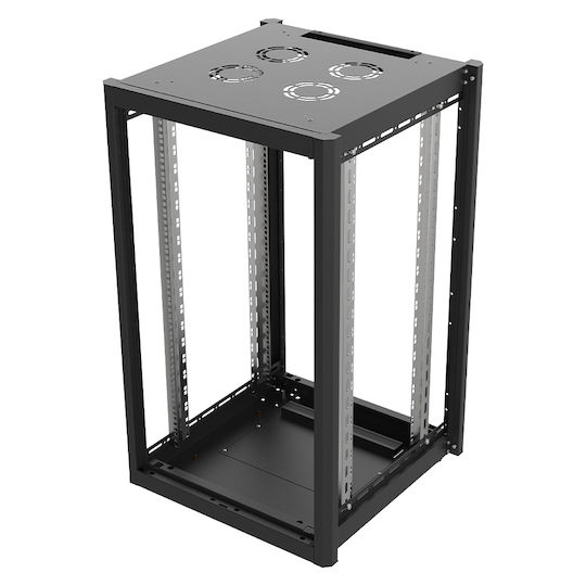 Edision Floor Rack Cabinet 19U Black 60-02-0203