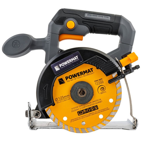 Powermat Φαλτσοπρίονο Ρεύματος 1400W Διαμέτρου 125mm