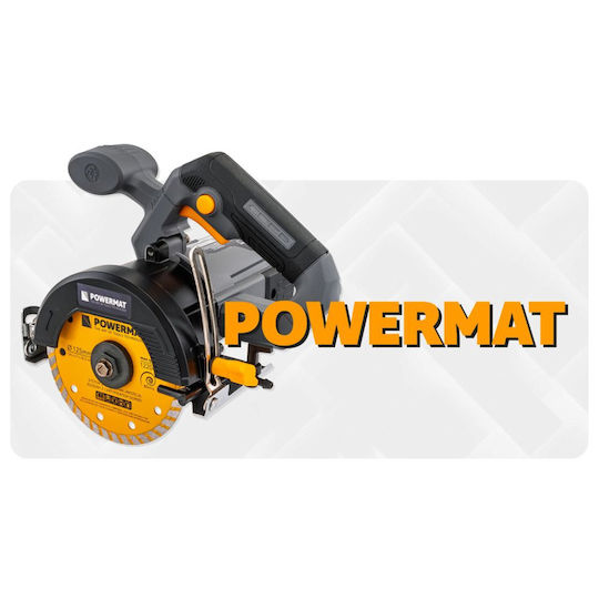 Powermat Φαλτσοπρίονο Ρεύματος 1400W Διαμέτρου 125mm