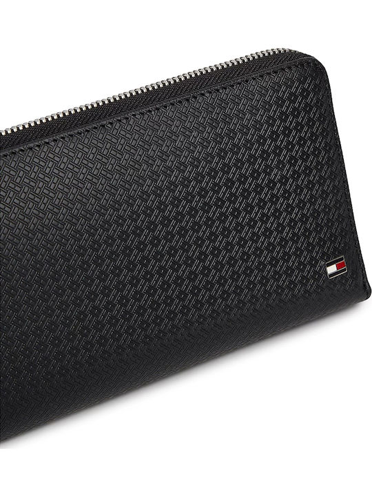 Emboss Leather Men's Wallet Black
