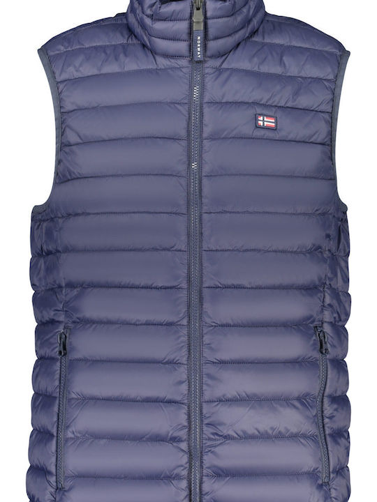Sleeveless Jacket Blue