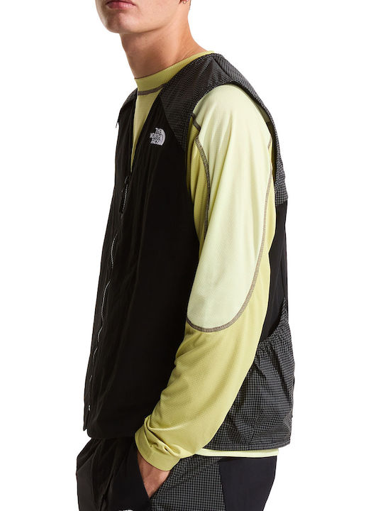 Ärmellose Herren Jacke Schwarz