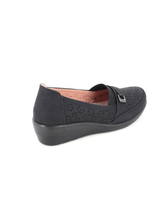 Women's Moccasins in Black Colour 242/2505-12_MAVRO