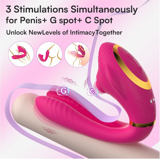 Ophelia's Dream Vibrator Pentru Cupluri Cu Control De La Distanță Roz