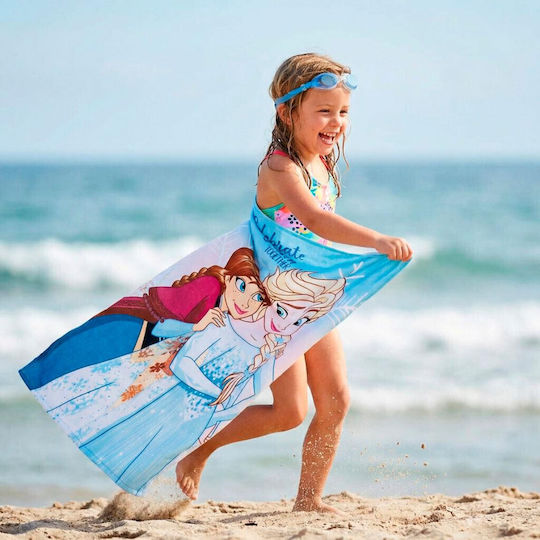 Disney Frozen Celebrate Kids' Beach Towel Set 70x140cm + Swimming Goggles for Beach + Pool