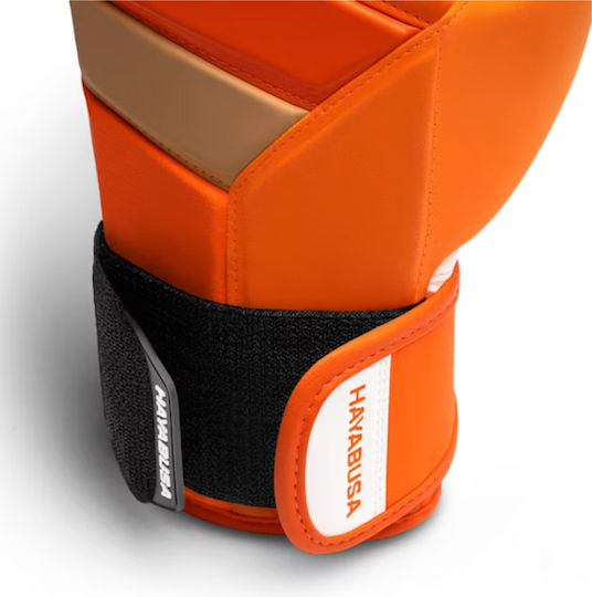 Hayabusa Leather Boxing Gloves for Competition Orange