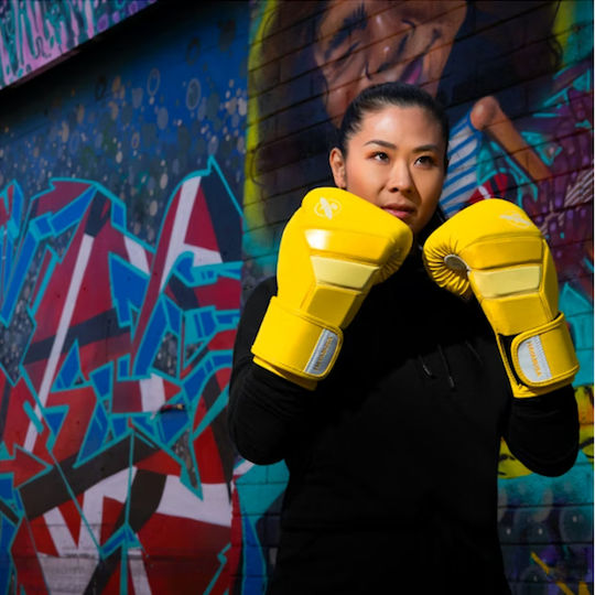 Hayabusa Leather Boxing Gloves for Competition Yellow