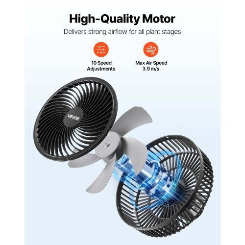 Vevor Ventilator USB 10W Negru