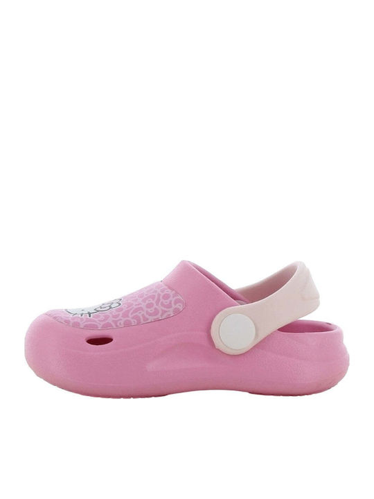 Kids Pink Beach Clogs