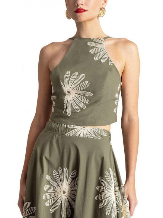 Set with Khaki Skirt