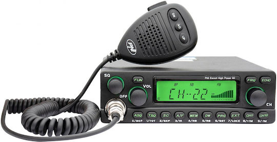 PNI Escort 60 CB Auto 60W cu Ecran Monocrom