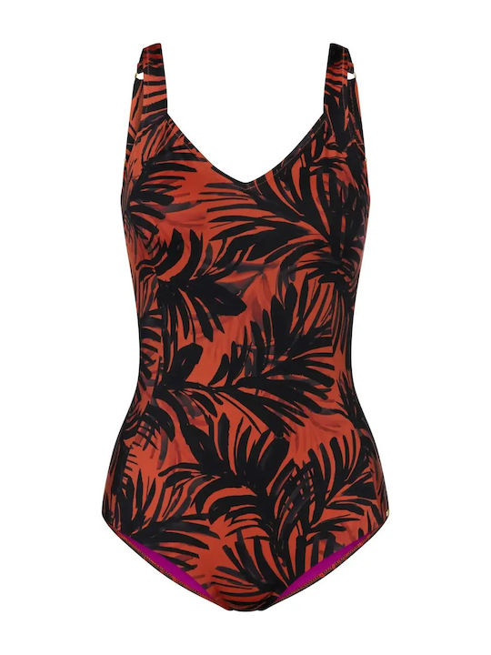 Summer Ολόσωμο Μαγιό Floral Μαύρο