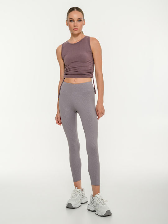 Training Γυναικείο Cropped Κολάν Γκρι