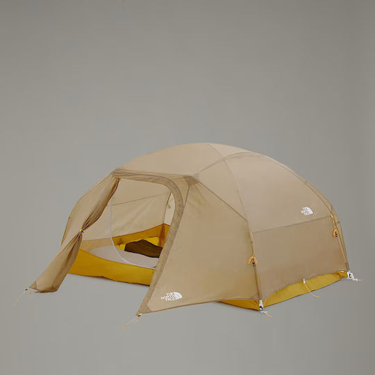 The North Face Trail Lite 3P Cort De Camping Igloo Bej Cu Dublu Material Pentru 3 Persoane Kaki Stone/Galben Arrowwood