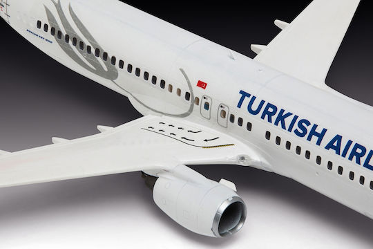 Assembly Model Revell Airplane Boeing 737-800 Turkish Airlines 63 Pieces