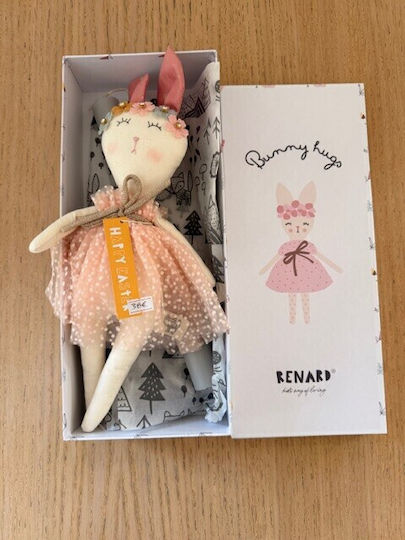 Soft Toy Λαγουδίνα Φόρεμα Μοτίβα