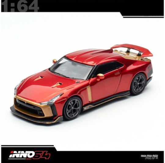 Model Mașină Nissan R50 Gt-r Italsedign Roșu Scara 1:64 Inno64