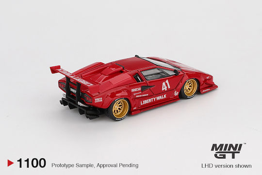 Model Car Lamborghini Countach Lbworks Red 2025 Scale 1:64 Mini GT MGT01100-L