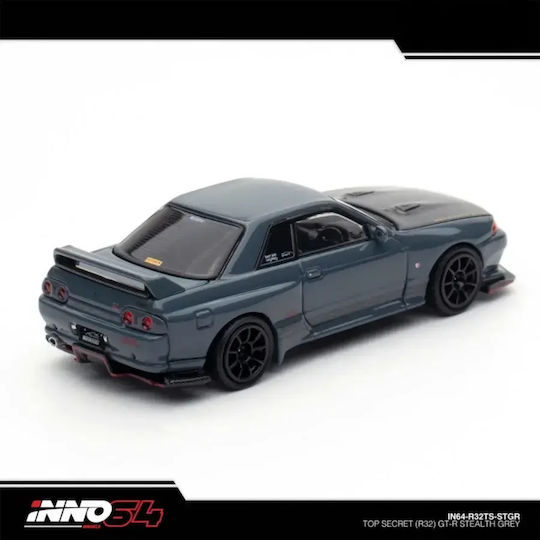 Model Mașină Nissan Top Secret R32 GT-R Stealth Gri Scara 1:64 Inno64